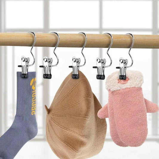 Laundry Hook Boot Hold Clips Pack of 10